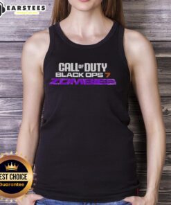 Good Call of Duty Black Ops 7 Zombies tank top featuring bold graphics and stylish design for gamers and fans.