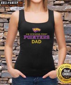 Good Campus Lab UW Stevens Point Pointers Dad Logo Tank Top featuring a stylish design for proud Pointers dads.