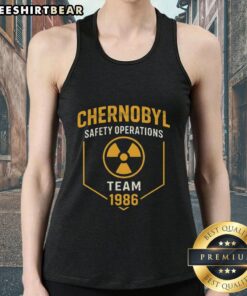 Alt Text: Good Chernobyl 1986 safety operations team wearing tank tops, showcasing heroic efforts during the nuclear disaster.