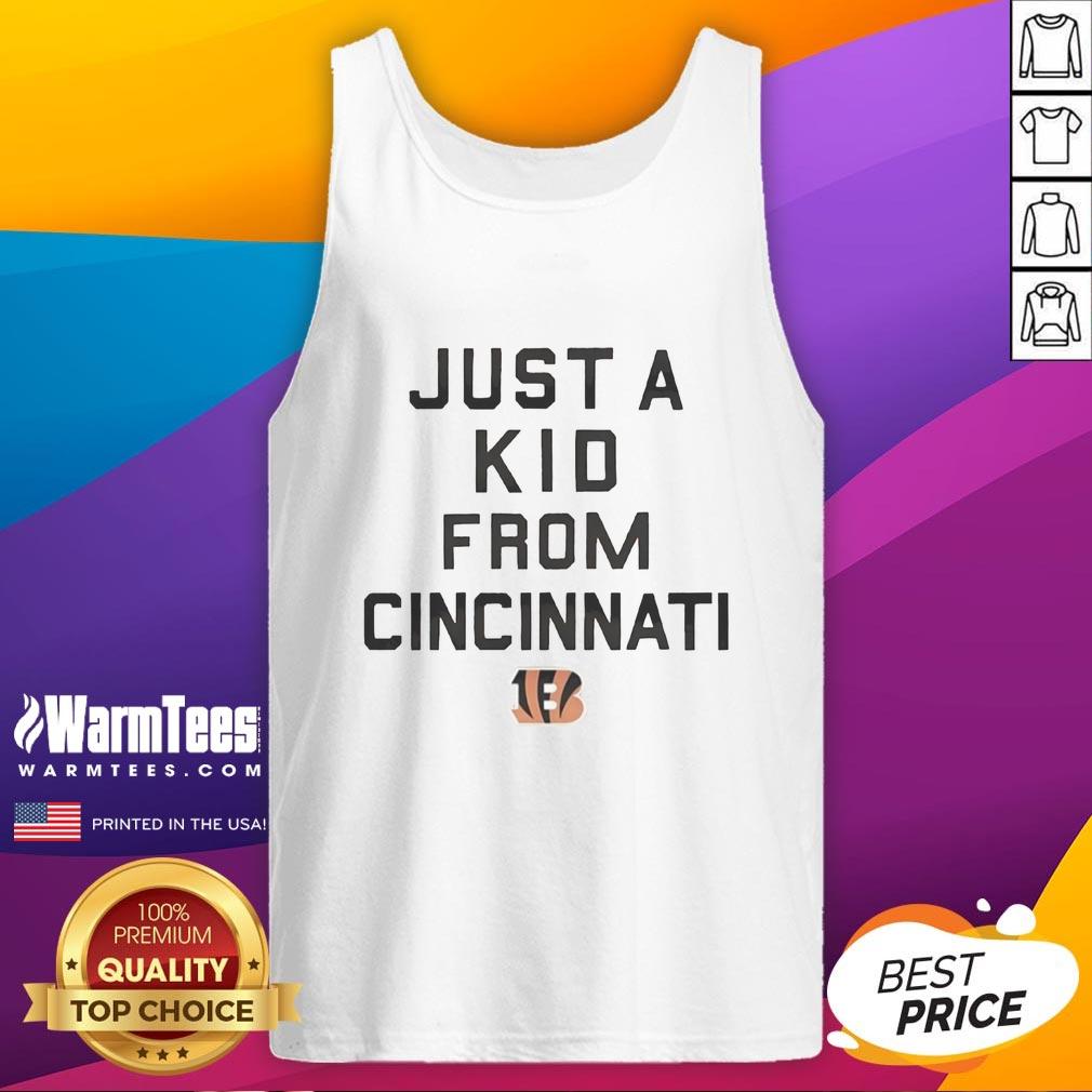 good-cincinnati-bengals-just-a-kid-from-cincinnati-tank-top Good Cincinnati Bengals Just A Kid From Cincinnati Tank Top featuring vibrant team colors and a stylish design for fans.