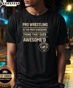 Alt Text: Good Coach Josh Gerry 'Most Awesome Thing That Ever Awesome' T-Shirt showcasing vibrant design and motivational message.