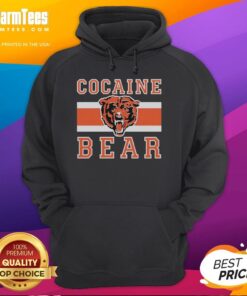 Alt Text: Good Cocaine Bear Chicago Bears hoodie featuring a playful bear design, perfect for fans and streetwear enthusiasts.