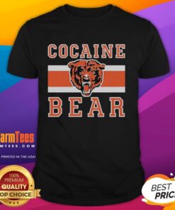 Good Cocaine Bear Chicago Bears T-Shirt featuring a playful bear graphic, perfect for fans and unique fashion lovers.