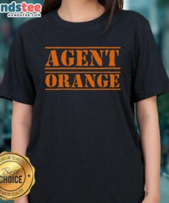 Good Code Agent Orange Ladies Tee featuring a vibrant orange design, perfect for tech enthusiasts and stylish casual wear.