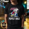 Good Colorado Avalanche Hockey Snoopy T-Shirt featuring a perfect smile, ideal for fans and casual wear.