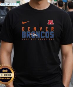 Good Denver Broncos NFL 2026 Super Bowl T-Shirt featuring team colors and logo, perfect for fans celebrating the big game.