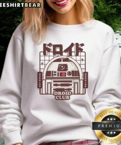 Good Droid Club Sweatshirt featuring a stylish design for tech enthusiasts and droid lovers, perfect for casual wear.