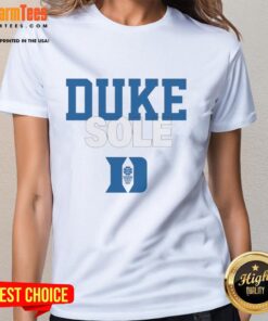 Alt Text: Womens Good Duke Blue Devils Sole Tee featuring team logo, perfect for fans supporting Duke basketball.