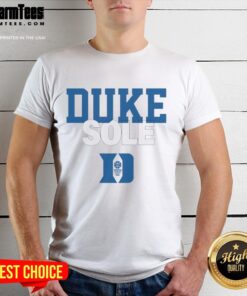 Good Duke Blue Devils Sole T-Shirt featuring bold team logo, perfect for fans supporting Duke University basketball.