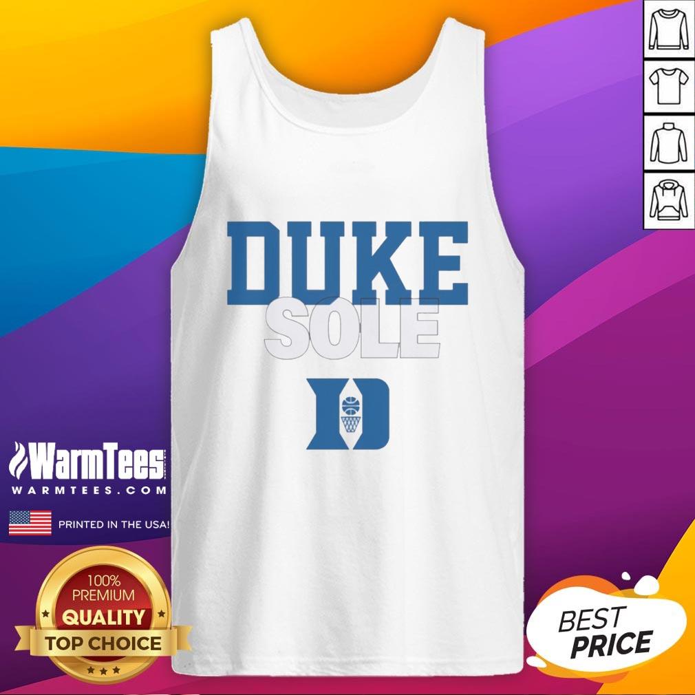 good-duke-blue-devils-sole-tank-top Alt Text: Good Duke Blue Devils Sole Tank Top featuring team logo and vibrant blue design, perfect for fans and casual wear.