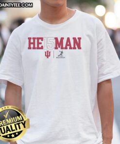 Good Fernando Mendoza Indiana Hoosiers unisex T-shirt celebrating 2025 Heisman Trophy winner, stylish and comfortable design.