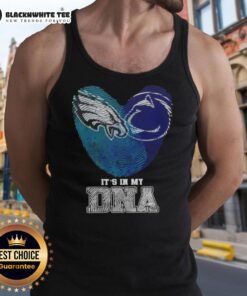 Good Fingerprints Philadelphia Eagles X Penn State Nittany Lions tank top featuring 'It's In My DNA' design.