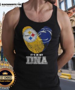 Good Fingerprints tank top featuring Pittsburgh Steelers and Penn State Nittany Lions designs, perfect for fans.