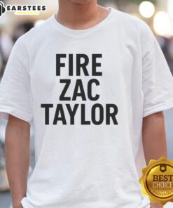 Good Fire Zac Taylor T-Shirt featuring vibrant design and bold lettering, perfect for Cincinnati Bengals fans.