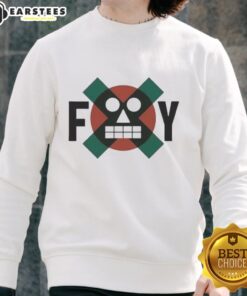 Good Foy Robot Face sweatshirt blending indie soul and digital edge, featuring a unique graphic design.