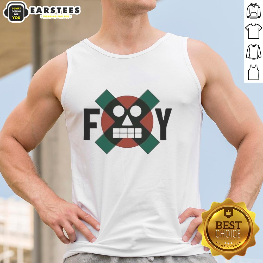 good-foy-robot-face-indie-soul-meets-digital-edge-tank-top Good Foy robot face tank top featuring indie soul meets digital edge design, perfect for stylish, modern fashion lovers.