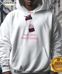 Good Heart Taken Protein Shaken Hoodie in vibrant colors, perfect for fitness enthusiasts and stylish workouts.