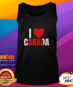 Good I Love Canada Anal Tank Top featuring a playful design for Canadian pride and summer vibes.