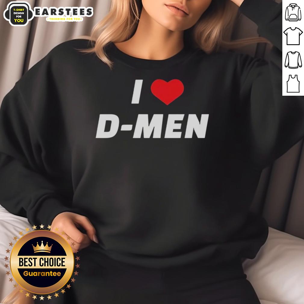 good-i-love-d-men-sweatshirt Good I Love D Men Sweatshirt in soft fabric, perfect for casual wear, showcasing a stylish and fun design.