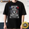 Good I May Live In Iowa But On Game Day My Heart And Soul Belongs To Las Vegas Raiders Football T-Shirt design.