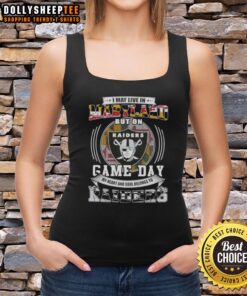 Game day tank top featuring the phrase about loyalty to Las Vegas Raiders football, perfect for Maryland fans.