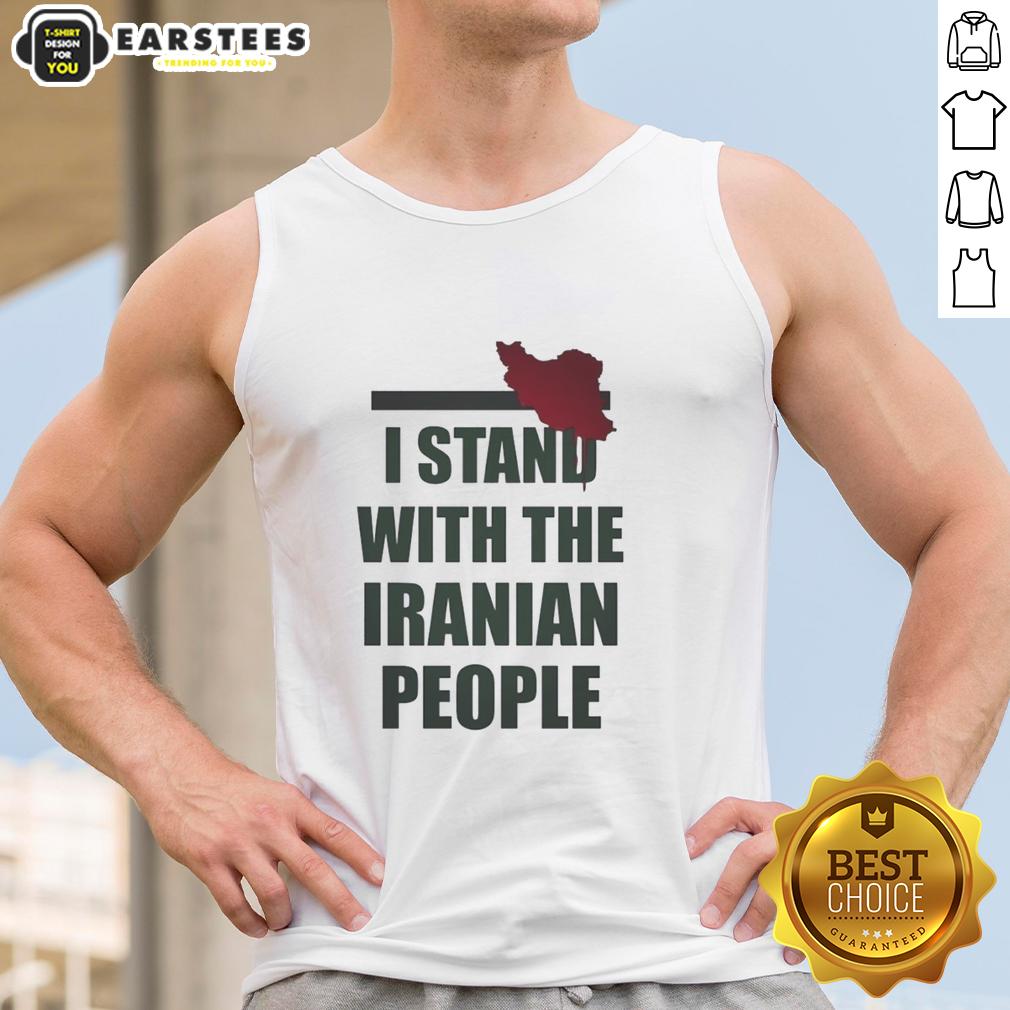 good-i-stand-with-the-iranian-people-tank-top Alt Text: Good I Stand With The Iranian People Tank Top featuring bold text supporting Iranian solidarity and freedom.