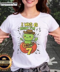 Funny meme shirt for 7th birthday: 'Good I Was 6, Now I'm 7 Years Old' - perfect gift for kids' birthday celebrations.