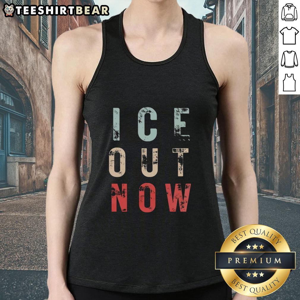 good-ice-out-now-vintage-tank-top Vintage tank top featuring 'Good Ice Out Now' graphic design, perfect for summer outfits and casual wear.