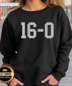 Alt Text: Good Indiana Football 16-0 2025 CFP National Champions sweatshirt showcasing team pride and championship victory.