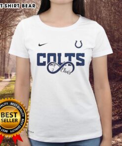 Stylish ladies tee featuring Elvis Presley and Indianapolis Colts NFL design, perfect for devoted fans.