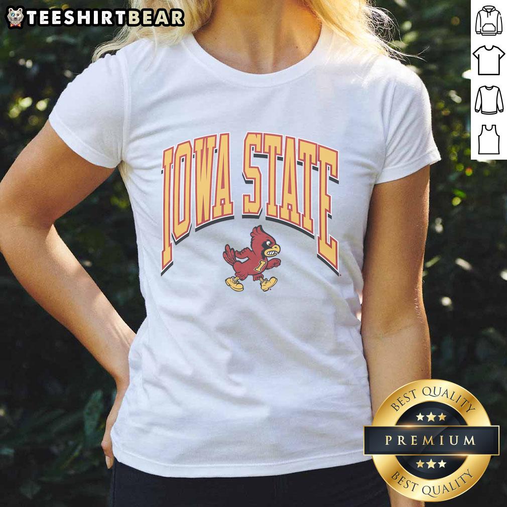 good-iowa-state-cyclones-vintage-walk-ladies-tee Alt Text: Vintage Iowa State Cyclones ladies tee showcasing classic design, perfect for fans and casual wear enthusiasts.