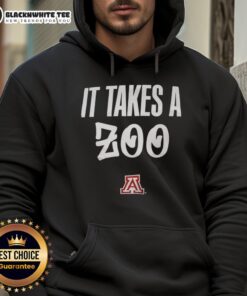 Arizona Wildcats men's basketball hoodie featuring 'Good It Takes a Zoo' design, perfect for fans and athletes.