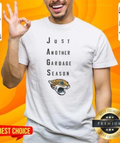 Good Jacksonville Jaguars Just Another Garbage Season T-Shirt featuring bold graphics and team colors for fans.