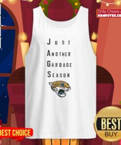 Stylish tank top featuring 'Good Jacksonville Jaguars Just Another Garbage Season' design, perfect for fans and casual wear.