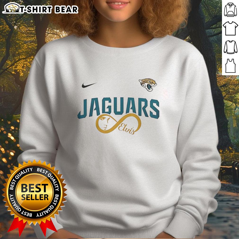 Good Jacksonville Jaguars Nfl Elvis Presley Loves You Fan Sweatshirt Good Jacksonville Jaguars NFL sweatshirt featuring Elvis Presley design, perfect for fans supporting their team.