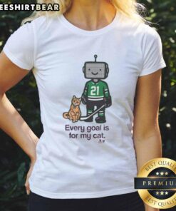 Good Jason Robertson Every Goal Is For My Cat Ladies Tee featuring a playful design for cat lovers and hockey fans.