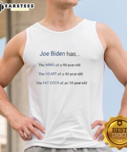 Alt Text: Joe Biden in a tank top, embodying youthful energy with a humorous twist on age and vitality.