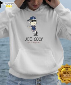 Good Joe Mauer Joe Coop Hall of Fame 2024 hoodie featuring classic design and vibrant team colors.