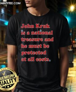 Good John Kruk Is A National Treasure T-Shirt featuring a vintage design, perfect for baseball fans and collectors.