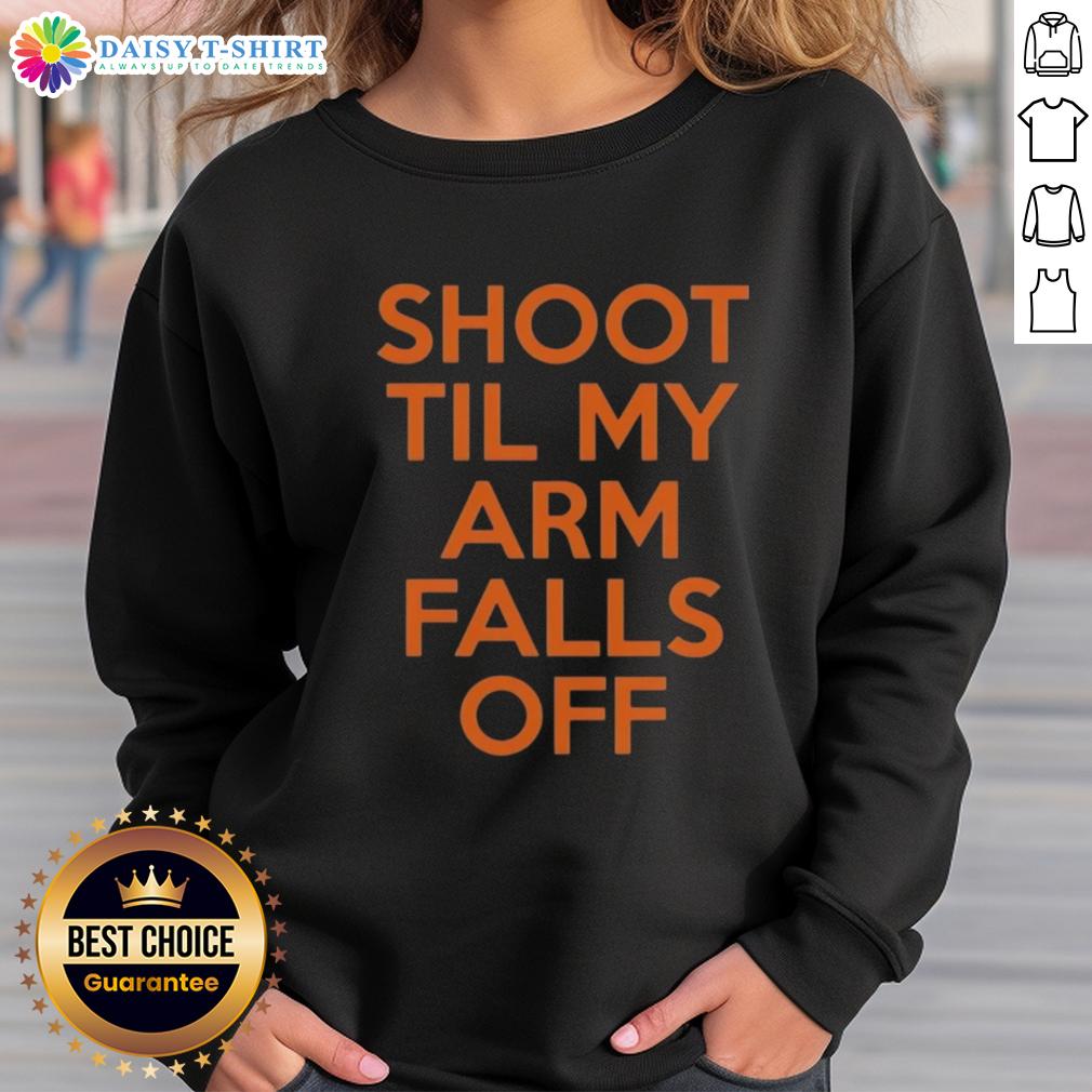 Good Kevin Durant Shoot Til My Arm Falls Off Sweatshirt Good Kevin Durant Shoot Til My Arm Falls Off sweatshirt featuring a stylish design for basketball fans and athletes.