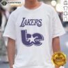 Good Lakers Be X Billie Eilish Basketball T-Shirt featuring vibrant graphics and a stylish design for fans.