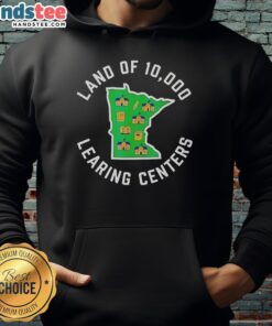 Good Land of 10,000 Learning Centers hoodie featuring a vibrant design and educational theme, perfect for learners and educators.