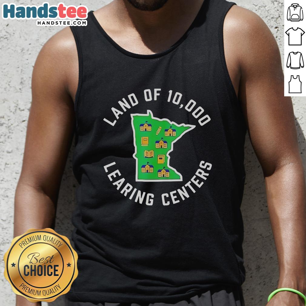 good-land-of-10-000-learing-centers-tank-top Good Land of 10,000 Learning Centers tank top featuring vibrant educational graphics and a comfortable design.