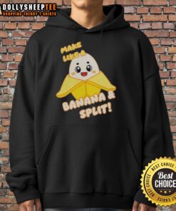 Alt Text: Good Lankybox Banana Split hoodie featuring a playful banana design, perfect for fans of Lankybox merchandise.