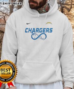 Los Angeles Chargers NFL hoodie featuring Elvis Presley design, perfect for fans showing team spirit and love for music.