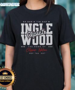 Good Los Angeles Clippers Inglewood Ladies Tee featuring Clipper Nation design, perfect for fans and game day wear.