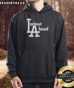 Good Los Angeles Dodgers Basketball Lockout A Head Hoodie showcasing team logo and stylish design.