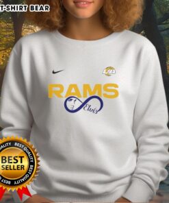 Los Angeles Rams NFL sweatshirt featuring Elvis Presley design, perfect for fans showing love for both music and football.