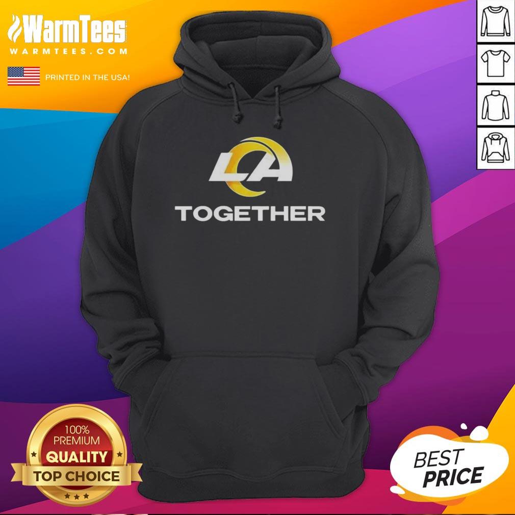 good-los-angeles-rams-together-hoodie Good Los Angeles Rams Together Hoodie featuring team colors and logo, perfect for fans supporting their favorite NFL team.