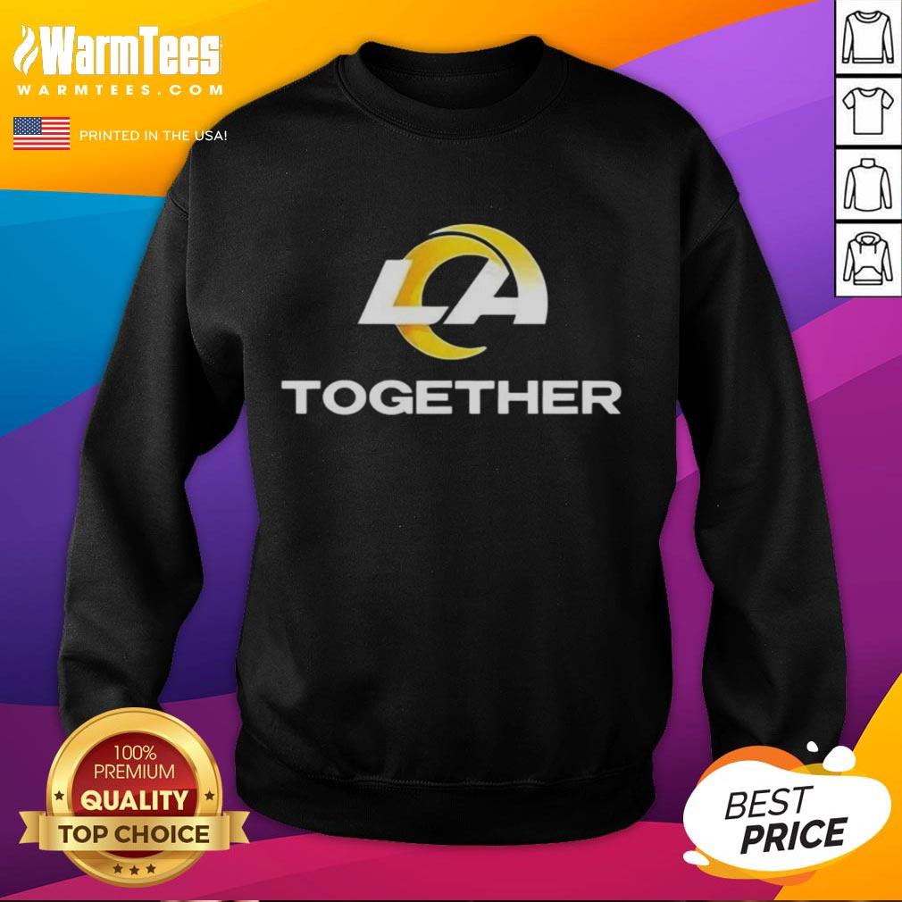 good-los-angeles-rams-together-sweatshirt Good Los Angeles Rams Together sweatshirt featuring team colors and logo, perfect for fans showing their spirit.
